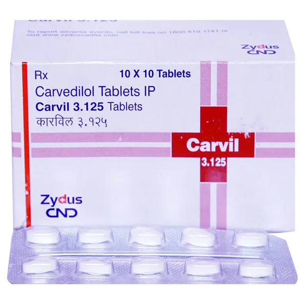 CARVIL 3.125 TABLET
