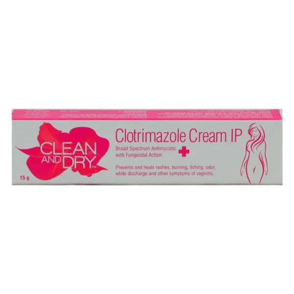 CLEAN AND DRY 15GM CREAM CREAM