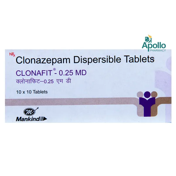 CLONAFIT MD 0.25 TABLET