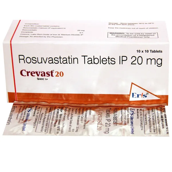 CREVAST 20MG TAB 1*10