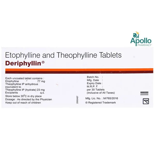 DERIPHYLLIN TAB 1*10