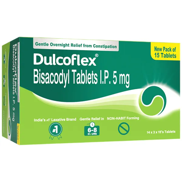 DULCOFLEX 5MG TAB 1*10