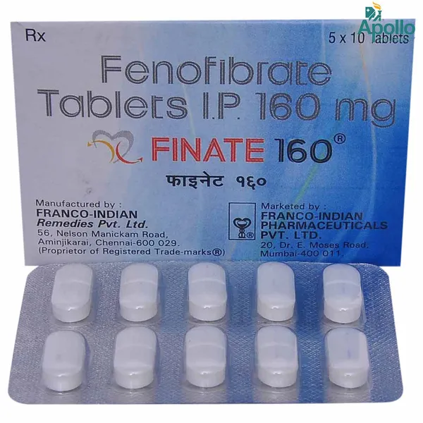 FINATE 160MG TAB 1*10