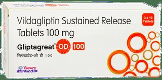 GLIPTAGREAT OD 100 TAB 1*10