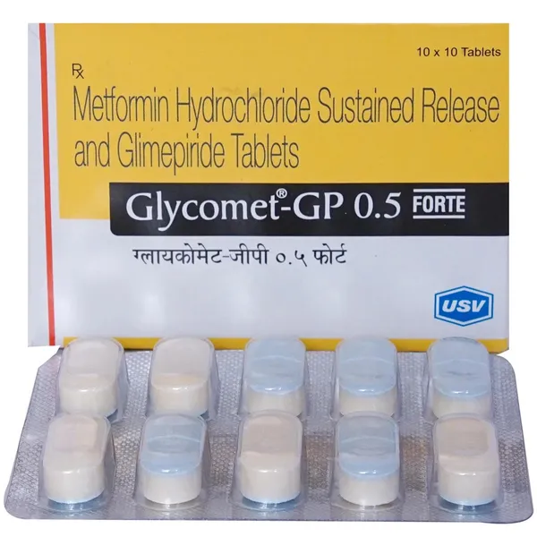 GLYCOMET-GP 0.5 TAB TAB