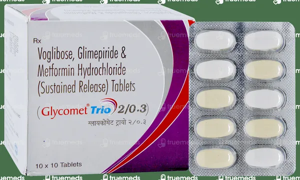 GLYCOMET TRIO 2/0.3 TAB 1*10