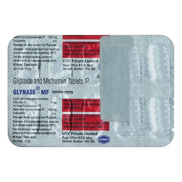 GLYNASE-MF TAB 1*10