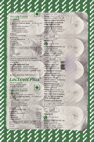 LACTOVIT PLUS CAP 1*10