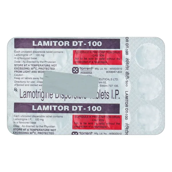 LAMITOR DT 100MG TAB TAB
