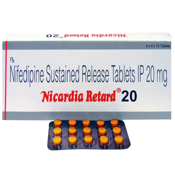 NICARDIA RETARD 20 1*15