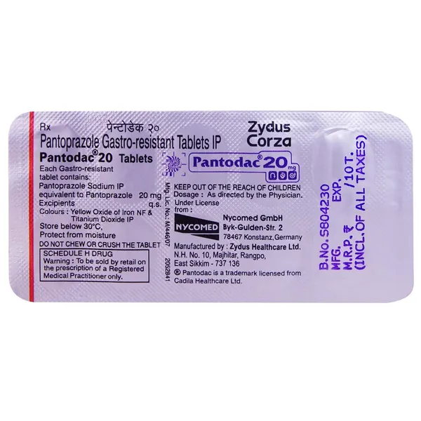 PANTODAC-20 TAB TAB