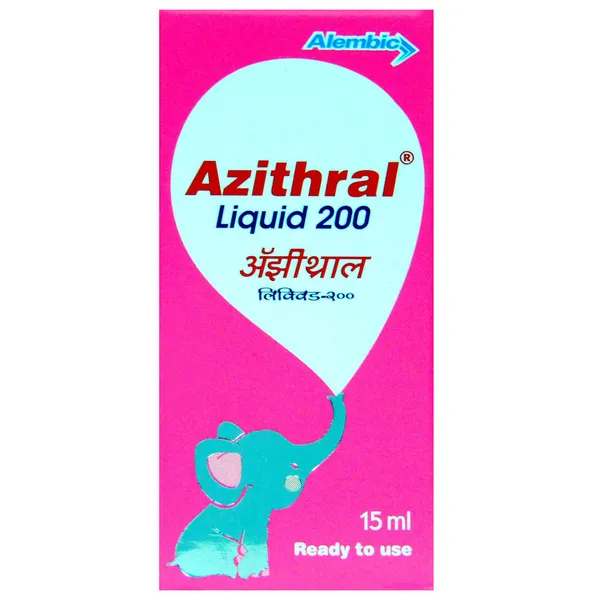 AZITHRAL-200 SYP 15ML