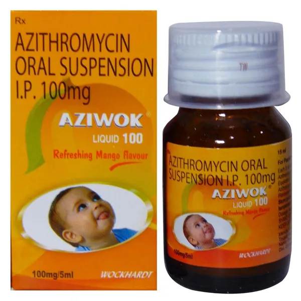 AZIWOK-100 15ML SYP