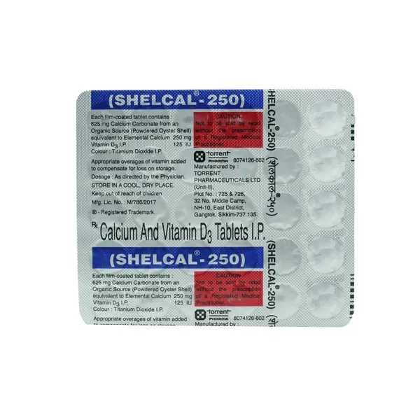 SHELCAL 250TAB TAB