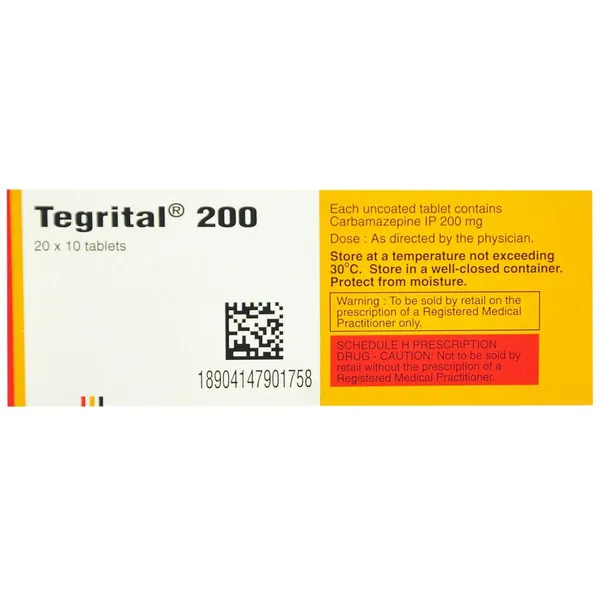 TEGRITAL 200 MG TAB 10T