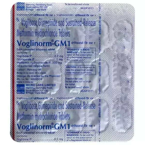 VOGLINORM GM1 TAB 15T