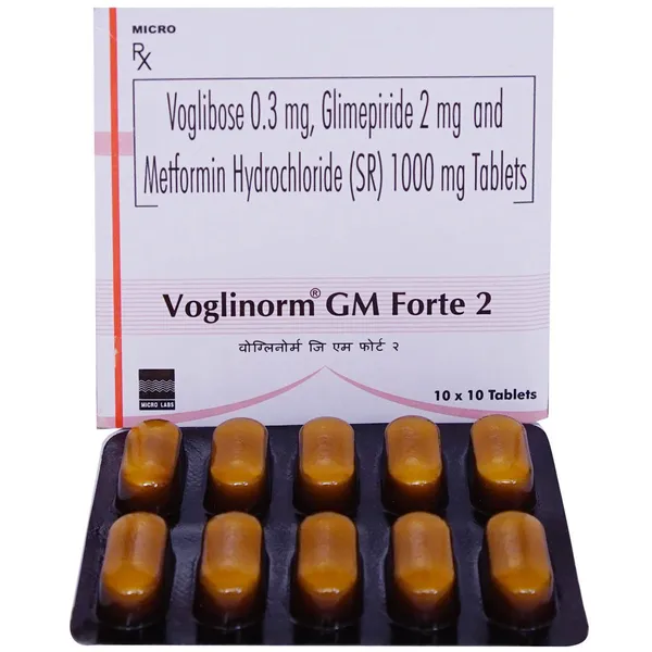 VOGLINORM GM FORTE 2 TAB 1*10