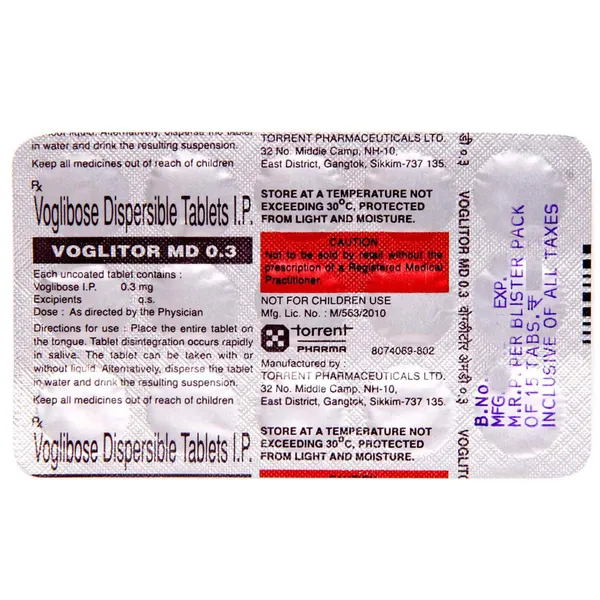 VOGLISTAR MD 0.3 TAB TAB