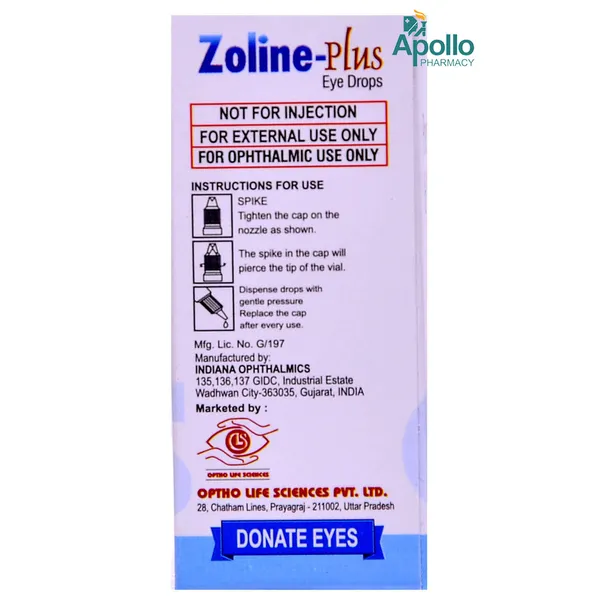 ZOLINE PLUS EYE DROP